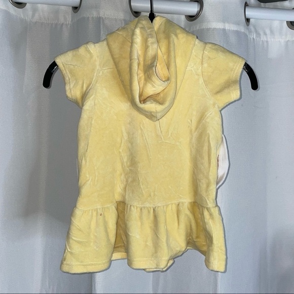 Cutey Couture Towel Dress Short Sleeve Terry Dress Orange Slice Pockets Full Zip - Picture 6 of 7